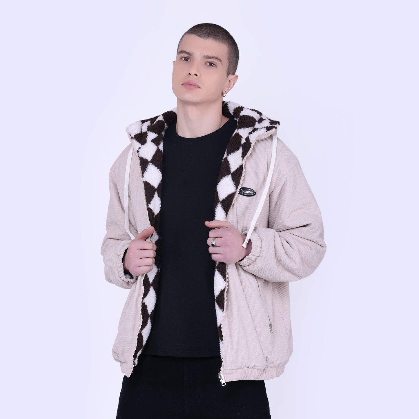 Reversible sherling Jacket