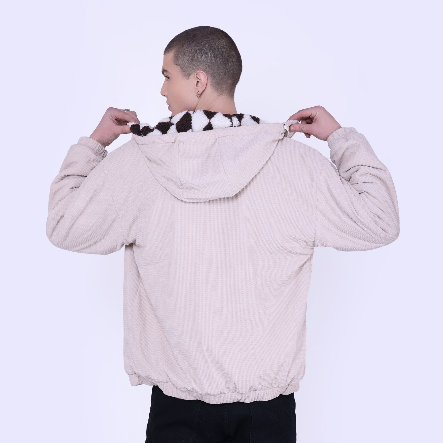 Reversible sherling Jacket