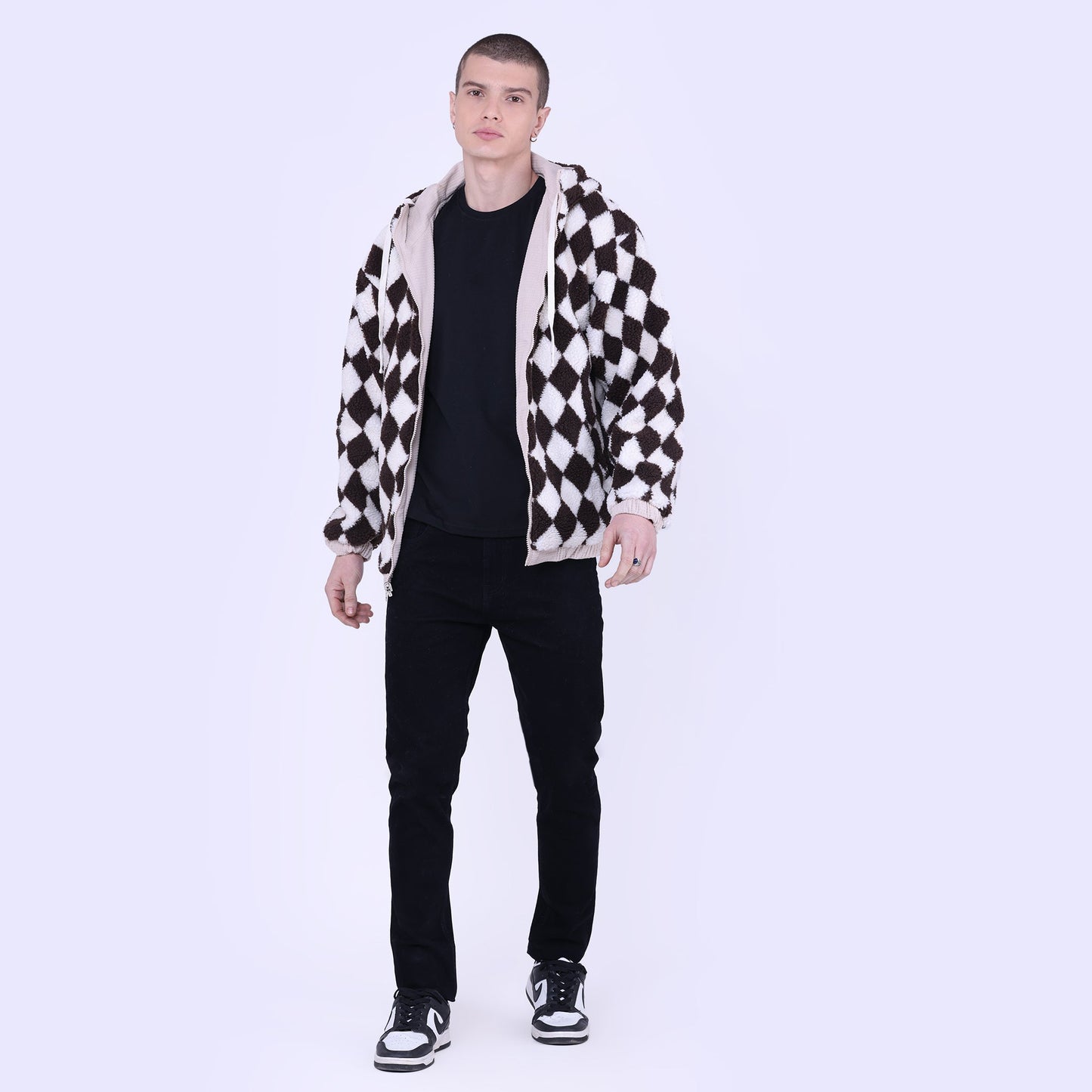 Reversible sherling Jacket