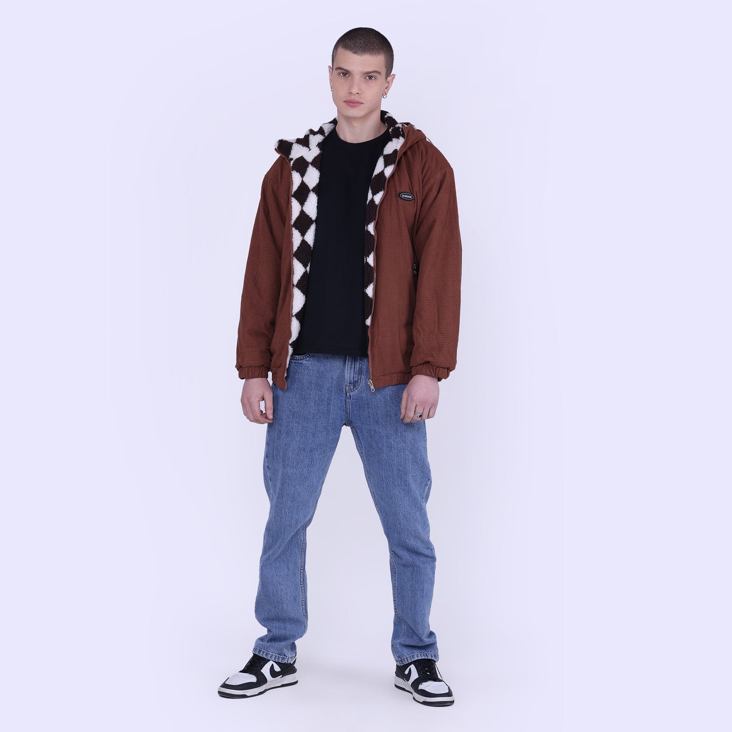 Reversible sherling Jacket