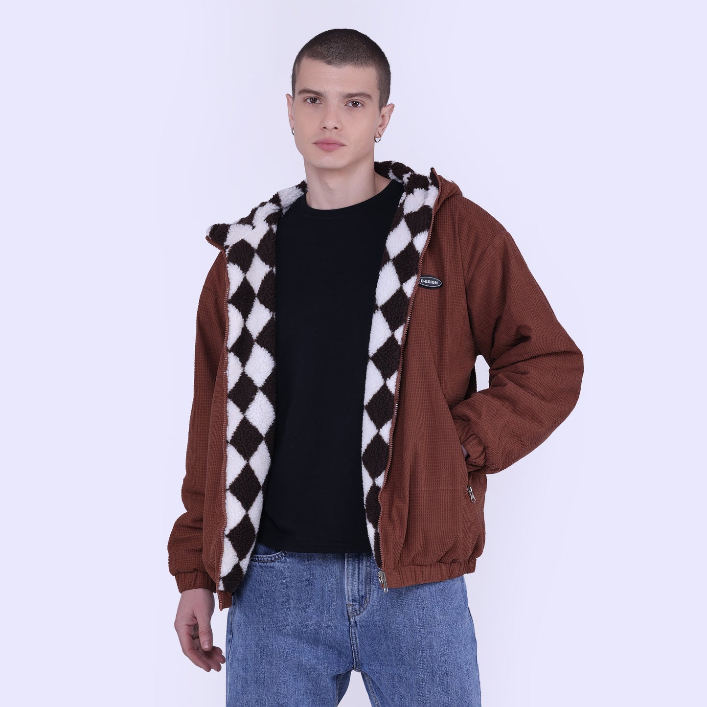Reversible sherling Jacket