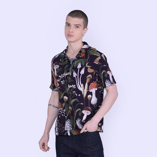 Mushroom Print Shirt