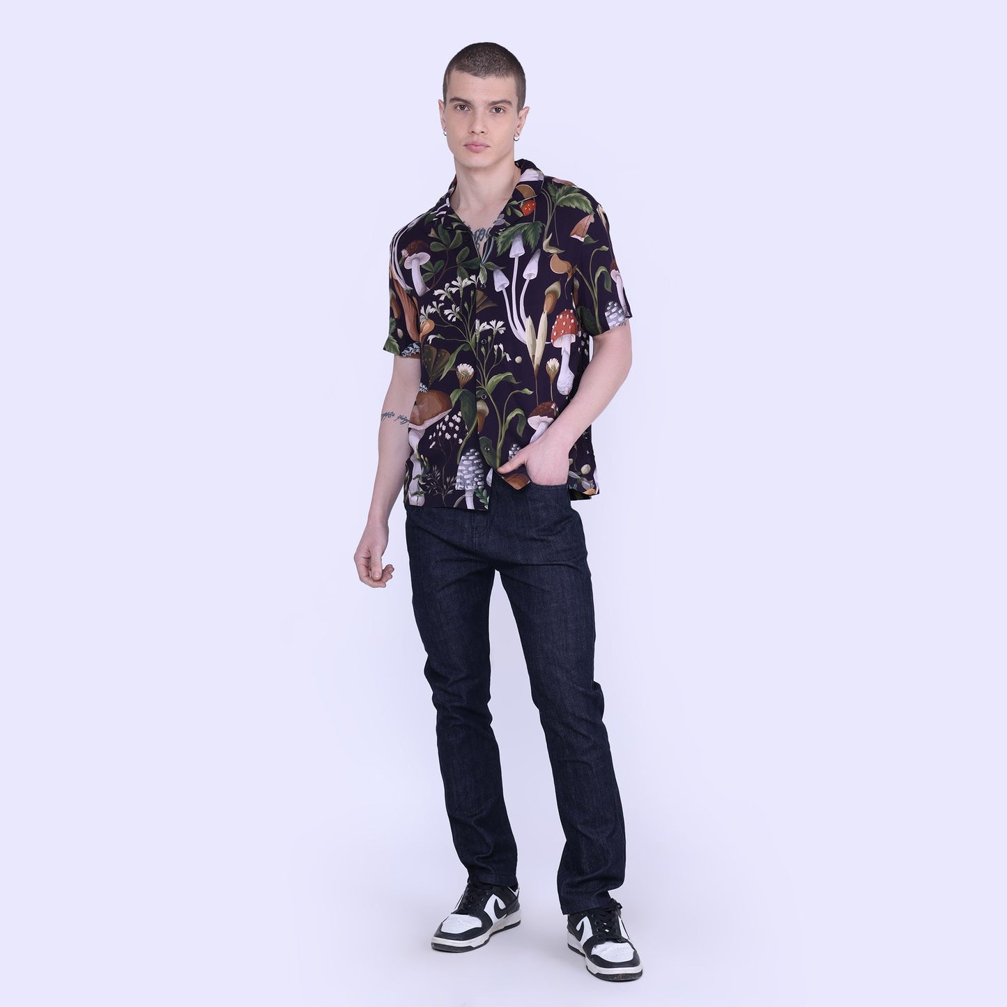 Mushroom Print Shirt