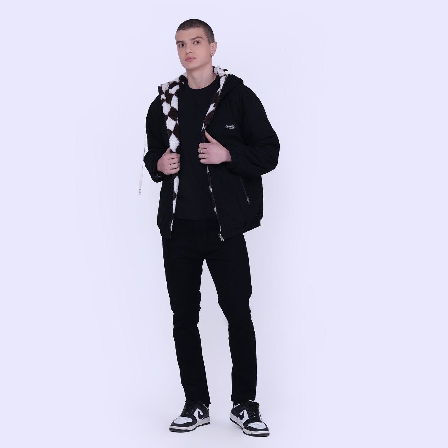 Reversible sherling Jacket