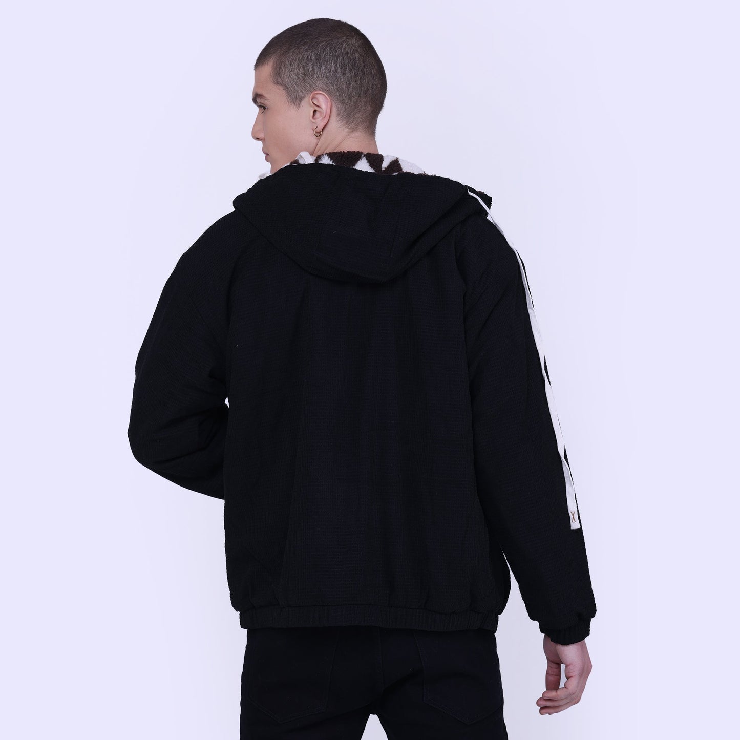 Reversible sherling Jacket