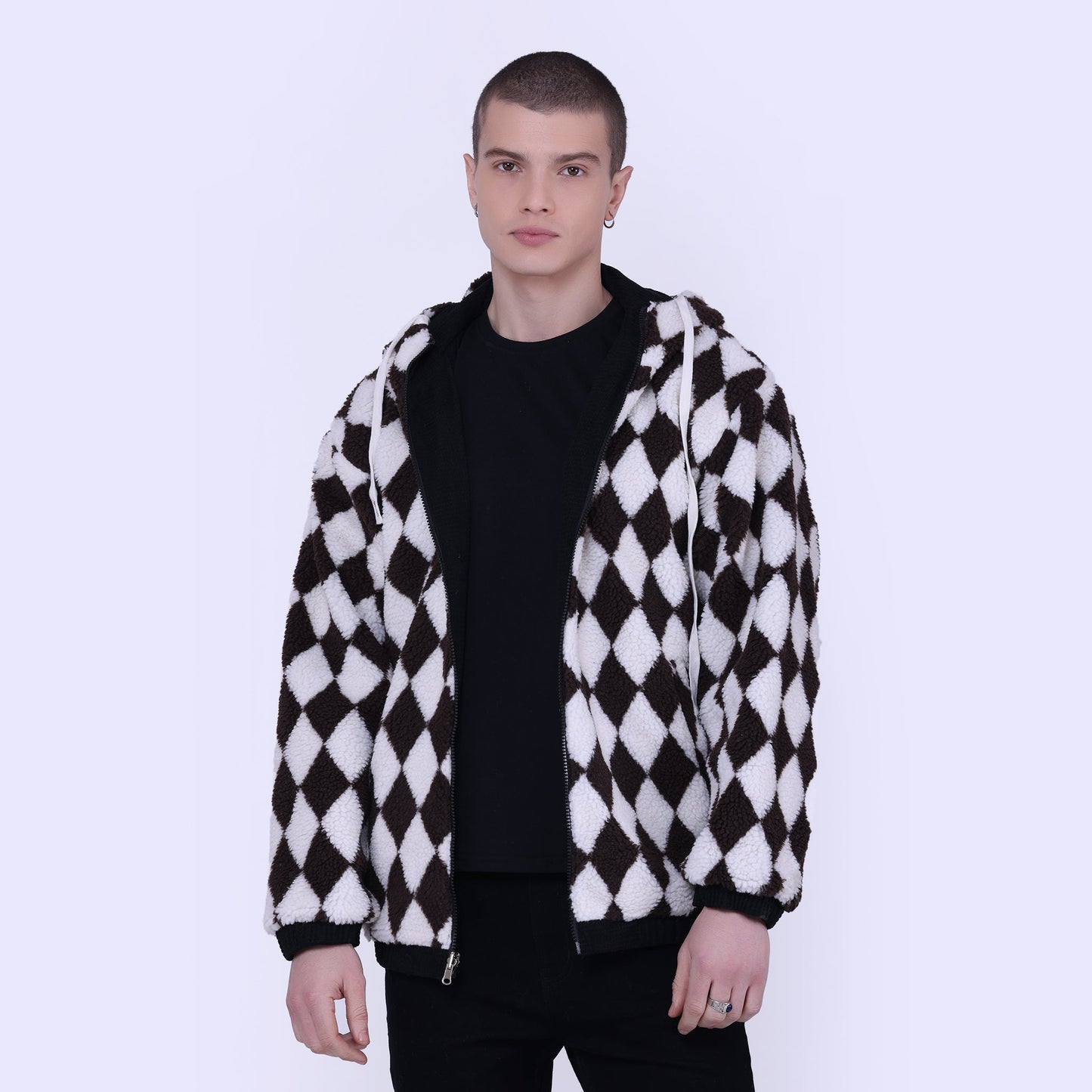Reversible sherling Jacket