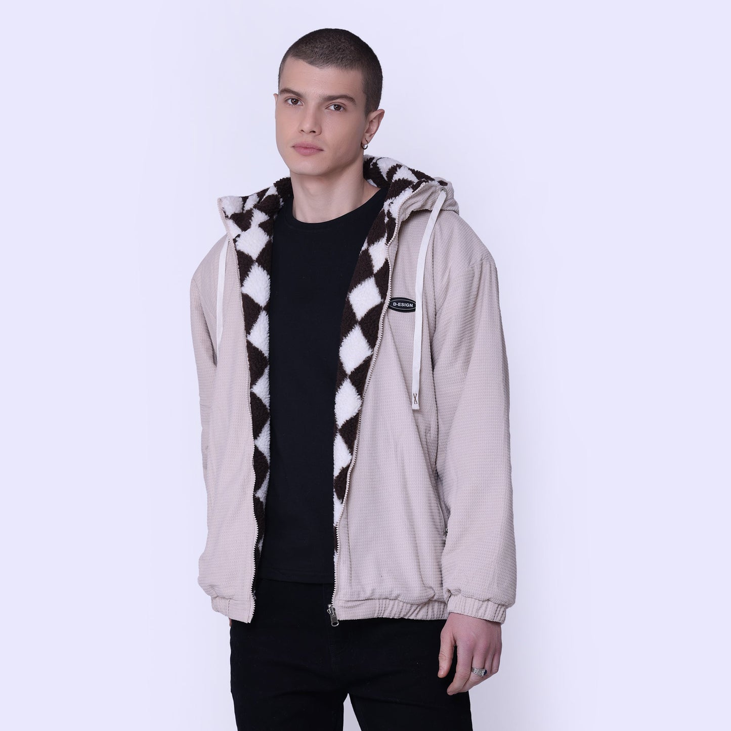 Reversible sherling Jacket