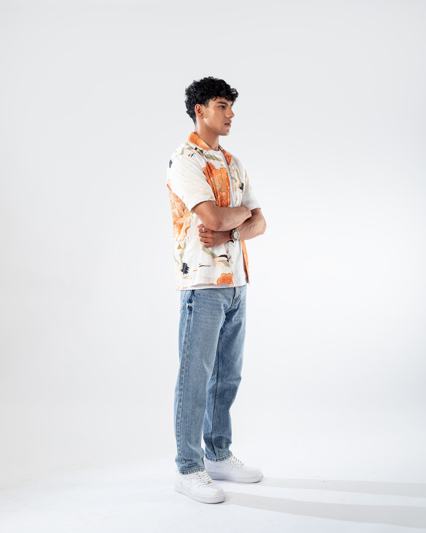 CRANE PRINT SHIRT
