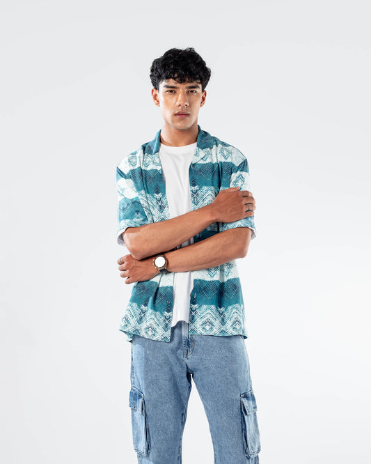 ABSTRACT PRINT SHIRT