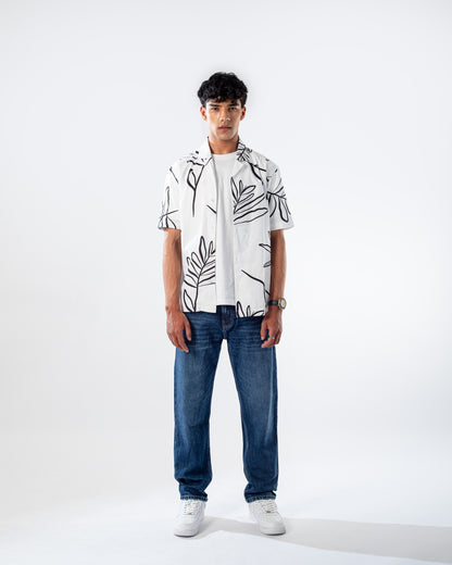 LEAF PRINT SHIRT