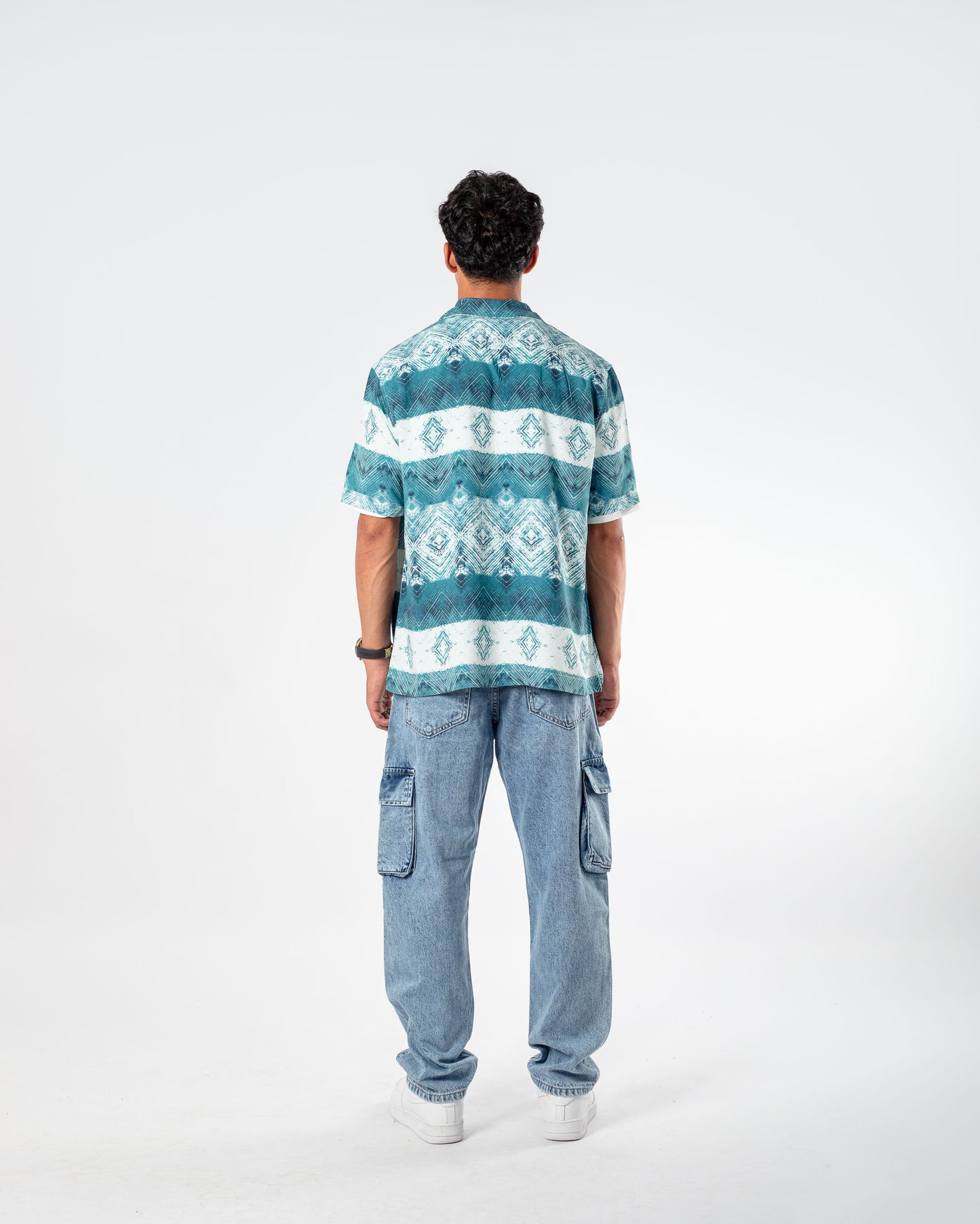 DENIM CARGO PANTS